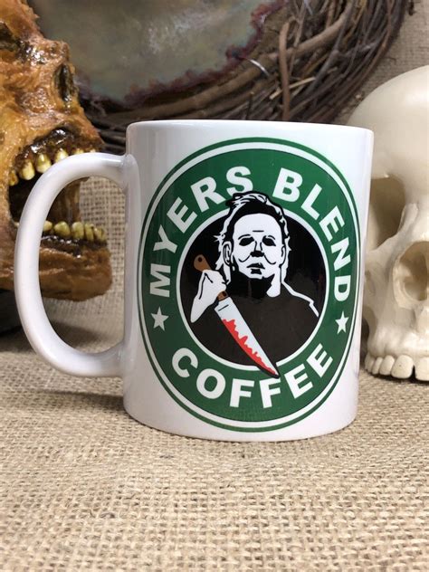 michael myers coffee cup.